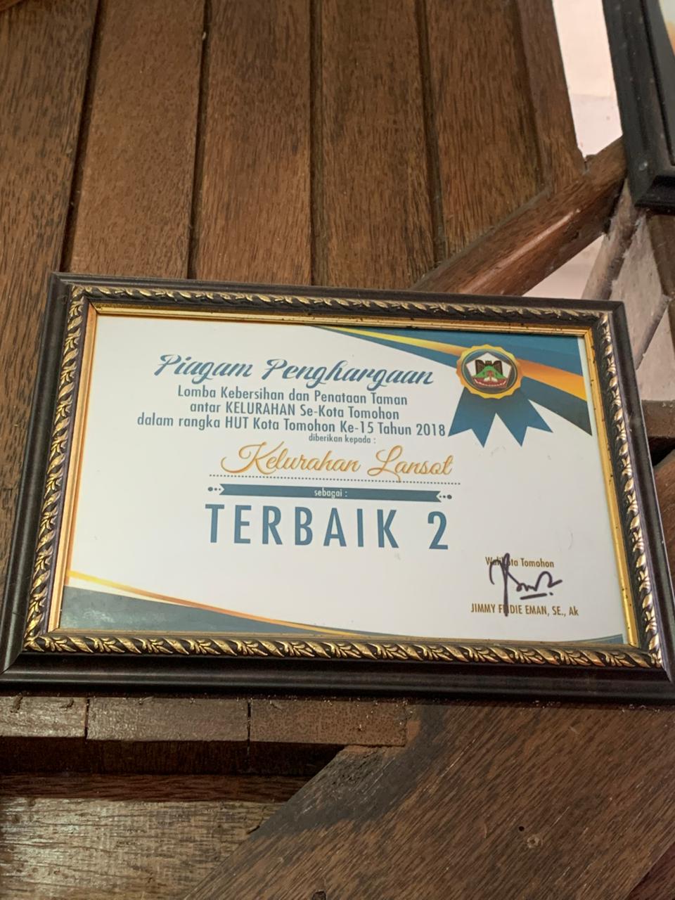 Lomba Kebersihan dan Penataan Taman Tingkat Kelurahan Se-Kota Tomohon